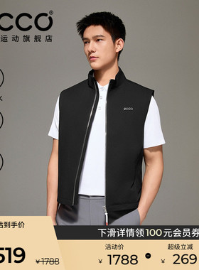 ECCO爱步高尔夫马甲 2026新款防水户外休闲运动服男款EG261J026