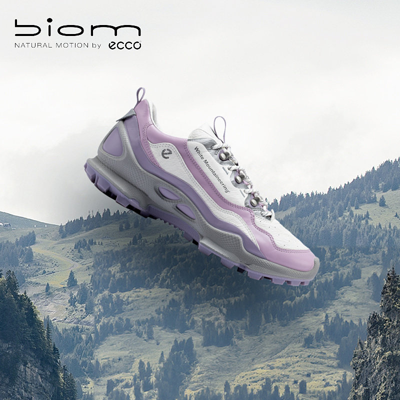 ECCO&times;白山联名胶囊系列 登山徒步鞋户外鞋缓震越野跑鞋女803413