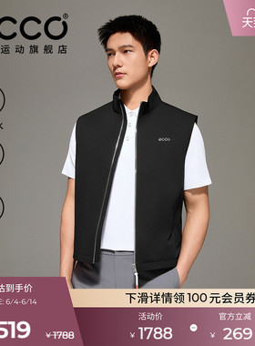 ECCO爱步高尔夫马甲 2026新款防水户外休闲运动服男款EG261J026