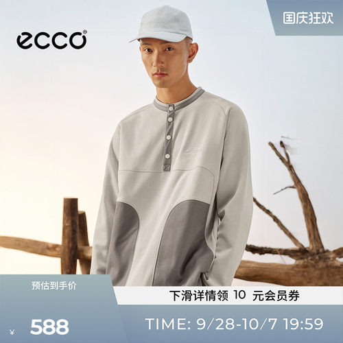 ECCO×白山联名系列 男女同款纯色户外鸭舌运动棒球帽EW263C001G