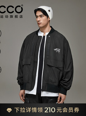 ECCO×白山联名胶囊系列 户外防泼软壳男女同款外套EW251J008