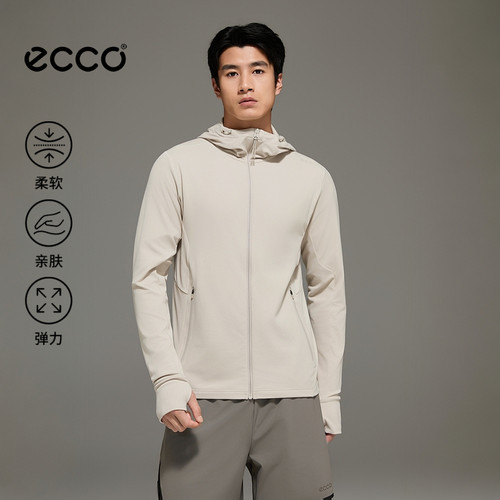 ECCO爱步男士柔软高弹针织外套