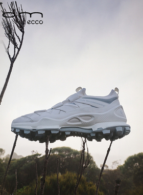 ECCO×白山联名胶囊系列 透气户外登山徒步鞋女 健步C踪迹803623