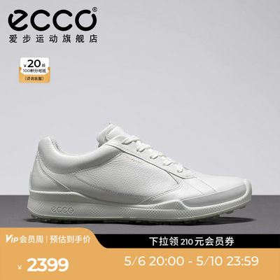 Ecco/爱步皮面轻便高尔夫鞋