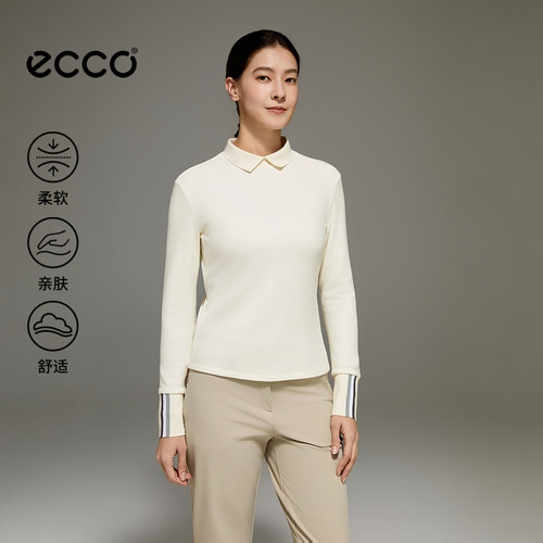 ECCO爱步高尔夫女亲肤POLO衫