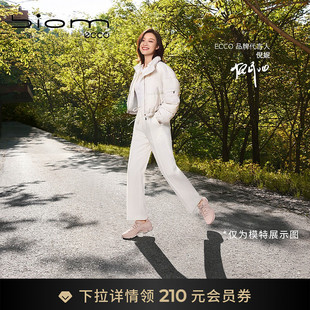 ECCO愛步倪妮同款 健步BIOMC800423 女輕便休閑跑步鞋 慢跑運動鞋