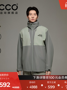 ECCO×白山联名系列 25新户外冲锋衣男防风防水外套女EW253J014