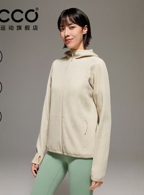ECCO爱步外套女款 26新品简约舒适百防晒搭华夫格外套女ES261J039