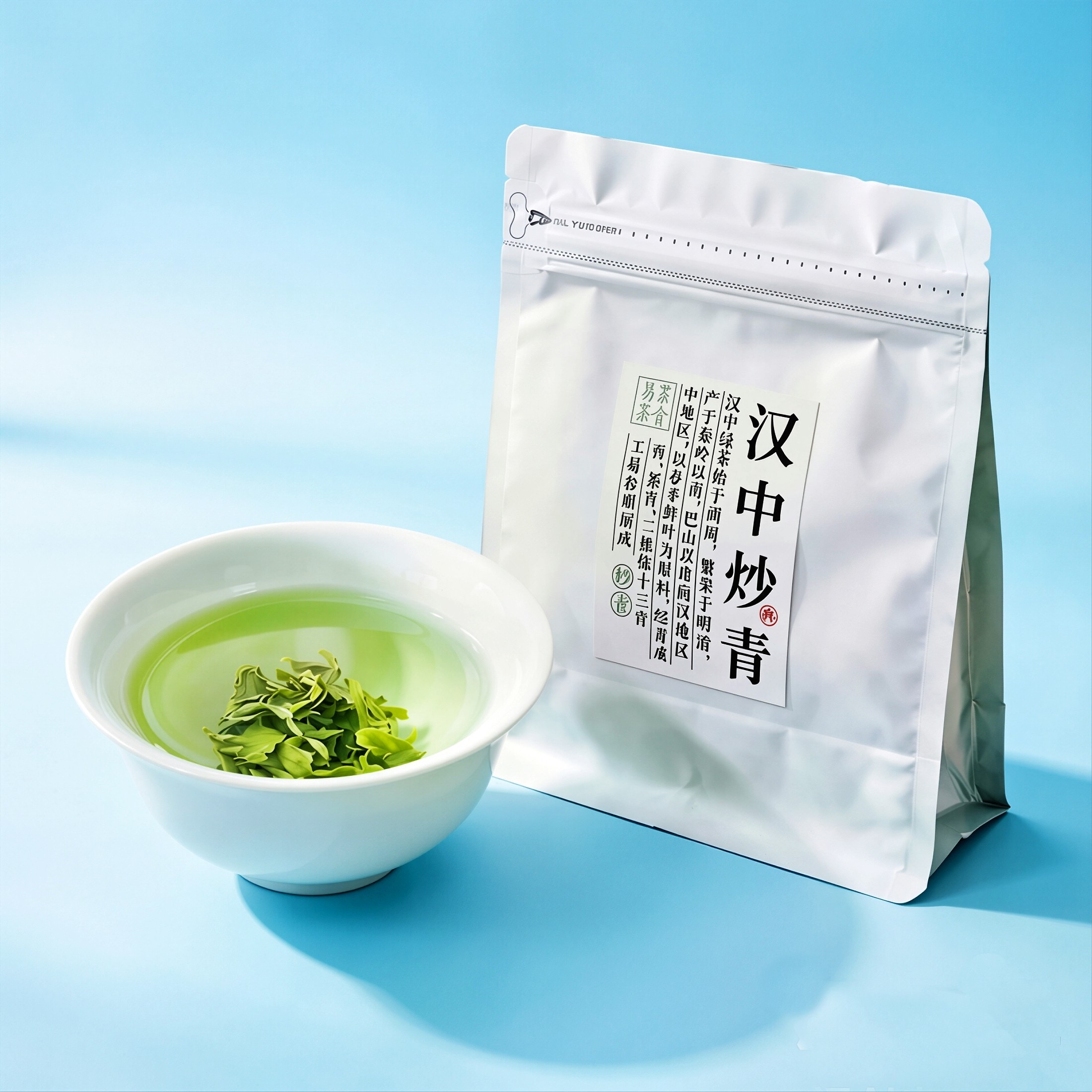 经典老味汉中炒青绿茶500g新春茶