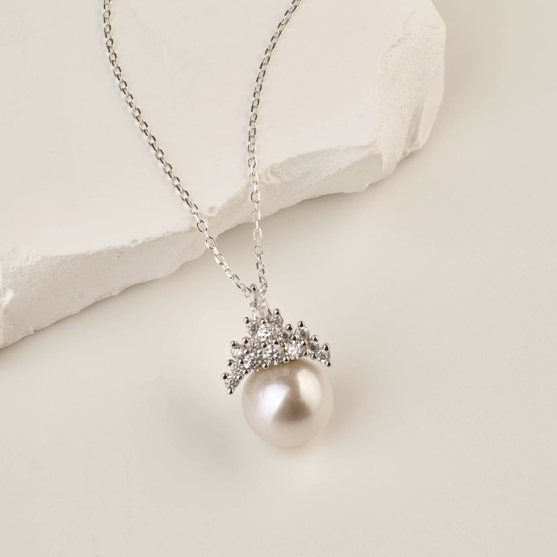 凌溪珠宝 | 冰雪皇后珍珠项链诸暨天然淡水珍珠送礼首选春夏百搭