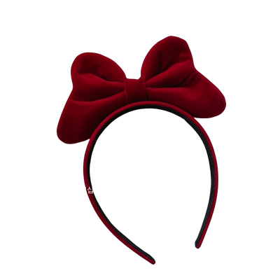 甜美公主小女孩红色蝴蝶结发箍