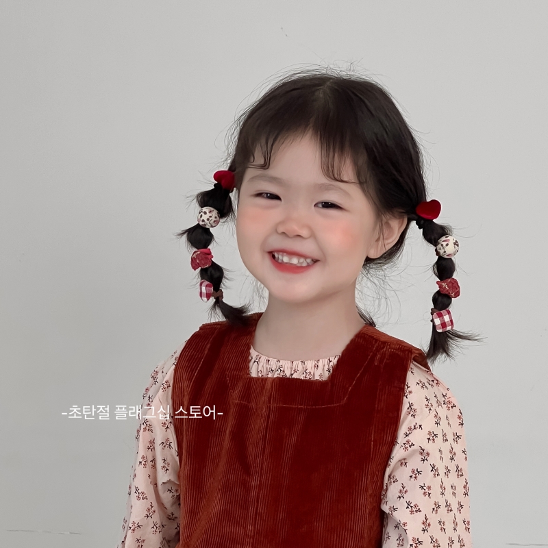 8根装~儿童发圈皮筋宝宝头绳