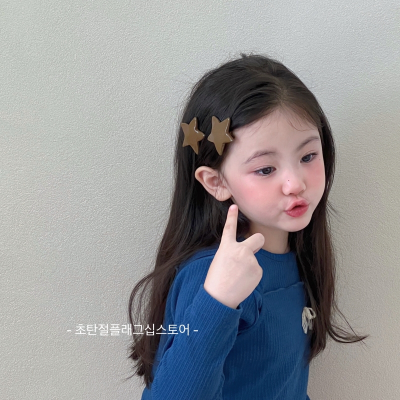 甜美小女孩气质星星爱心头饰儿童