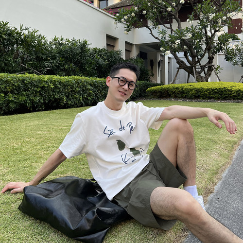 NickTian小众水果印花短袖T恤