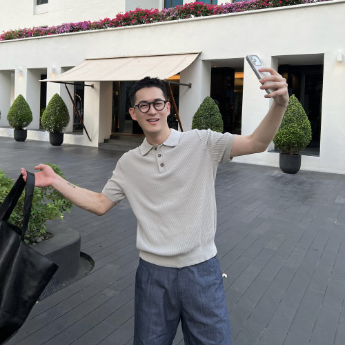NickTianPolo领冰丝针织短袖