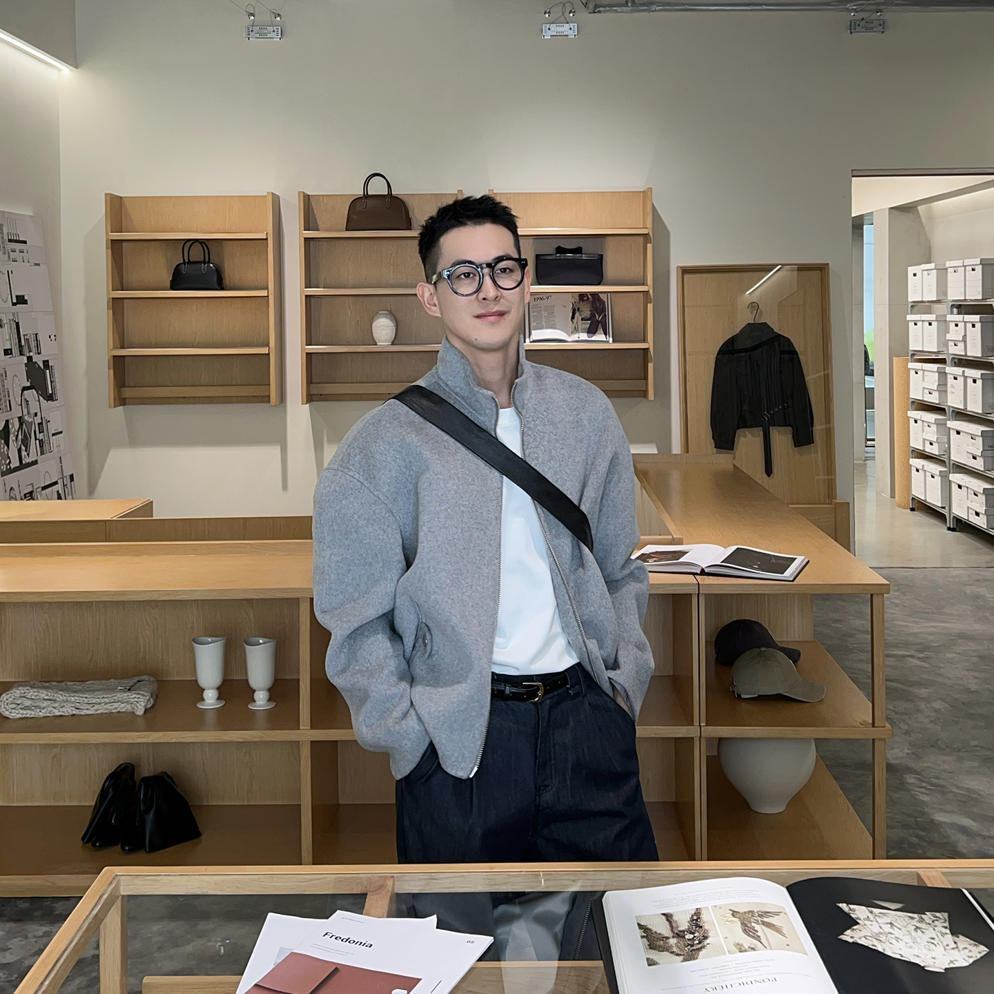 Nick Tian 高级感纯羊毛双面羊绒大衣男秋冬简约纯色韩版毛呢外套