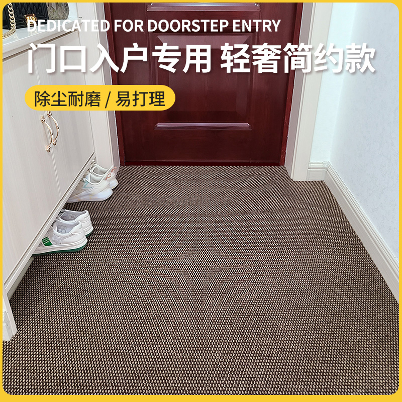 轻奢入户门垫玄关地毯防滑可裁剪