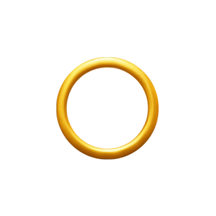 古法黄金实心素圈戒指999足金传承工艺指环男女款纯金情侣对戒