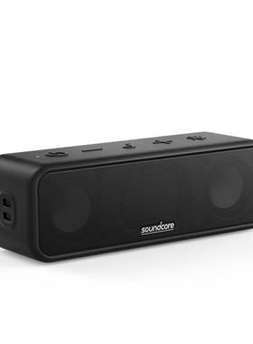 anker soundcore 3便携24时播放防水重低音立体声双喇叭蓝牙音响
