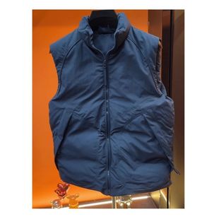 秋冬pro面料棉服马甲 游艇蓝 1919 阿楠2 鸡骨架