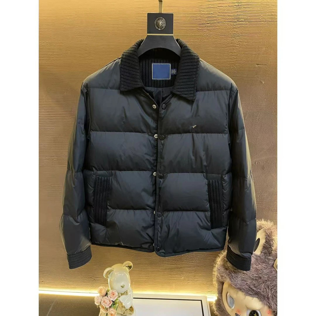 【C36132】【天宇】2025冬季假两件时尚潮流棉服外套