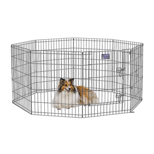 中西【Midwest】宠物猫狗大中型犬围栏室内自由组合防越狱防水