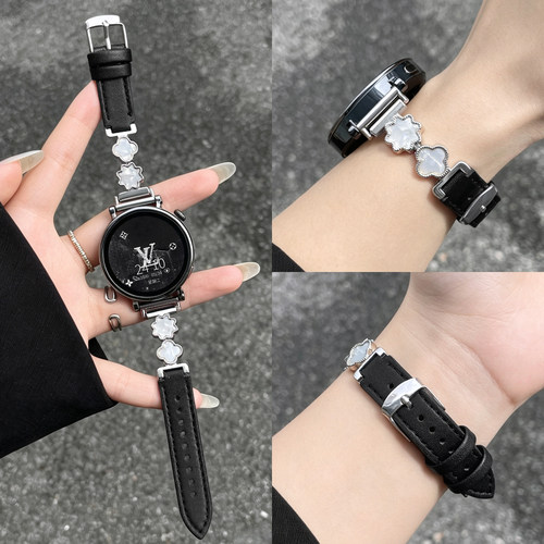 适用华为watchgt7表带新款皮质华为gt6手表带夏天女款gt5运动gt4腕表7pro智能watch5金属表链小众女士时尚