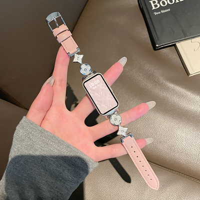 云顶适用keep手环四叶草拼皮表带