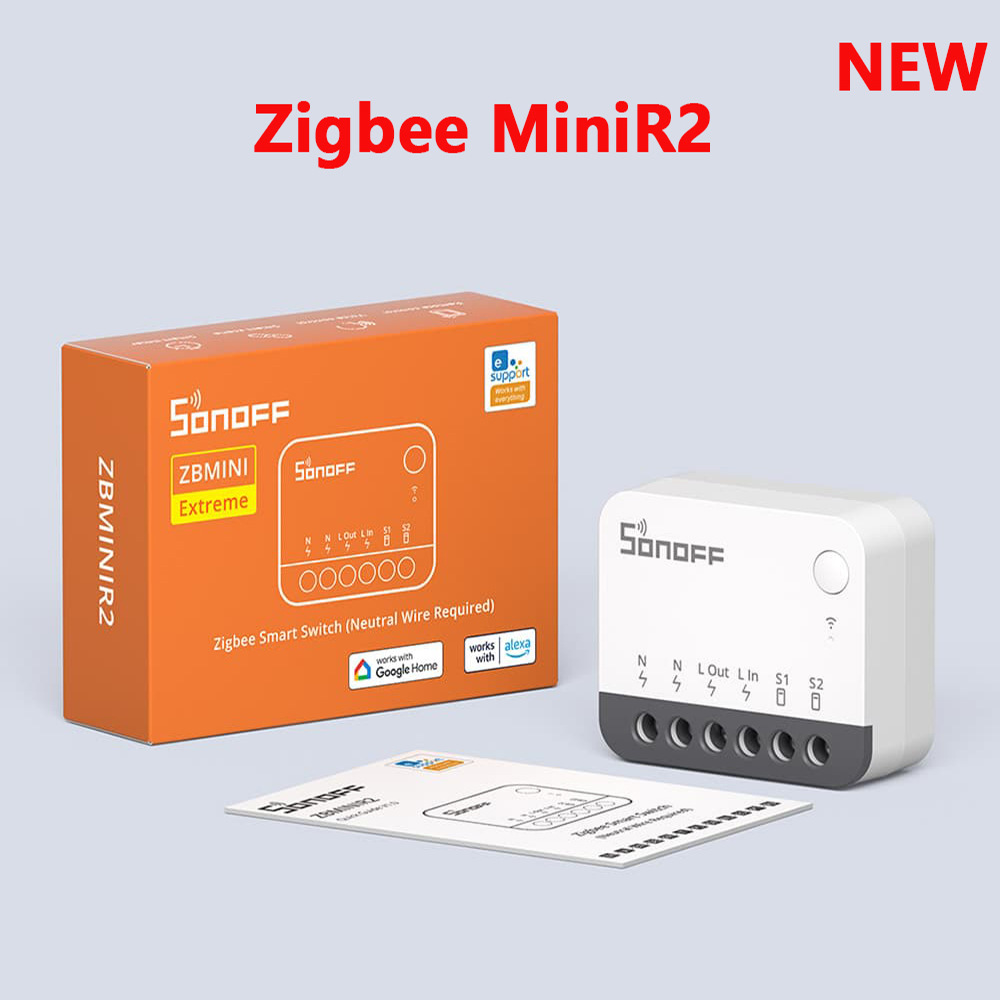 SONOFF ZBminir2 Zigbee Mini智能开关智能家居通断器远程控