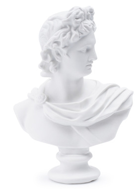 树脂石膏像美术写生练习素描石膏像家居装饰摆件人物像阿波罗像