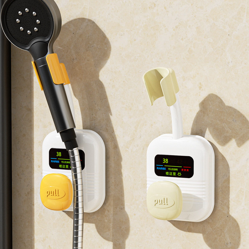 花洒支架吸盘花洒夹浴室可调节花洒喷头固定器无痕免打孔淋浴挂座
