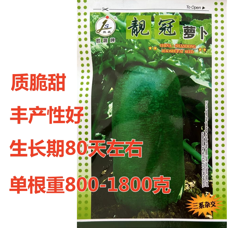 靓冠萝卜种子风味品质好