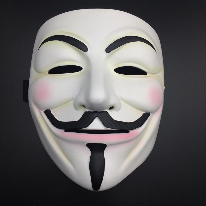 通diyv字仇杀队派对节日cos笑脸 其他面具品名恐怖电影v树脂 通用