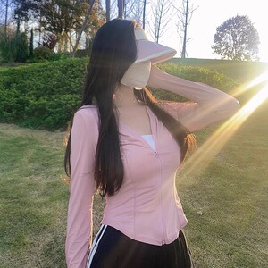 防晒衣女款夏季2023新款冰丝薄款修身开衫防紫外线防晒服外套紧身