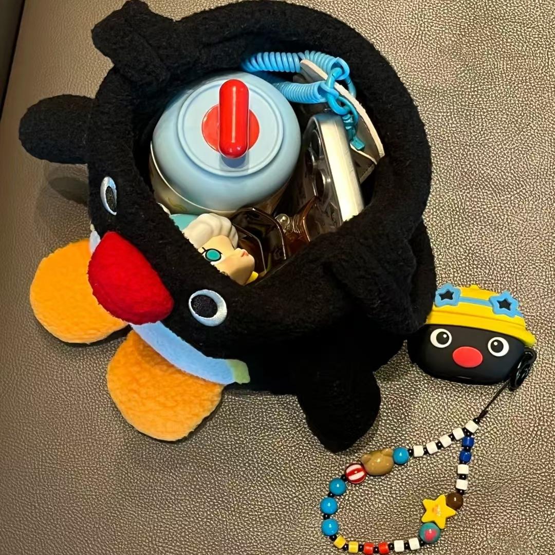 可爱卡通星星企鹅无线蓝牙耳机套