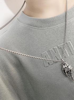 新款招财猫项链女简约年年好运复古泰银转运本命年闺蜜礼物吊坠