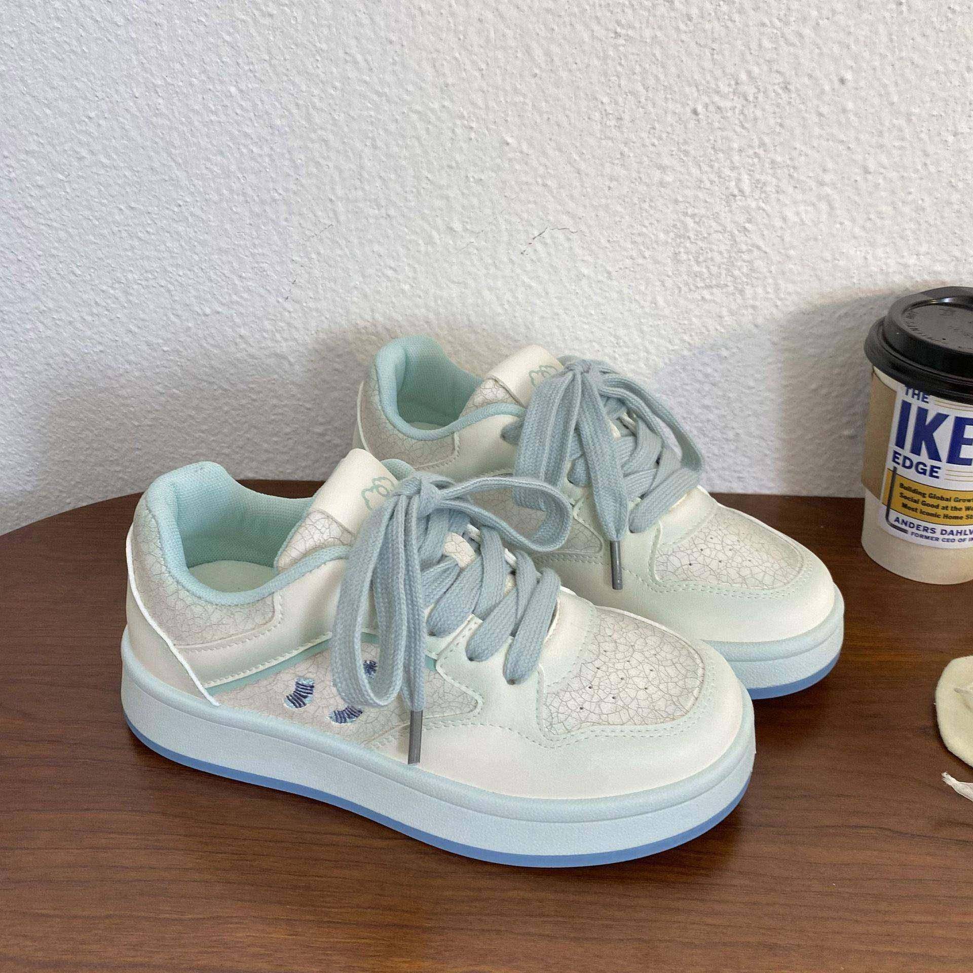 韩系板鞋女2025新款秋季小白鞋厚底休闲覆古学生百搭面包鞋女,女鞋,休闲板鞋,淘宝优惠券,粉丝福利购,淘宝优惠卷