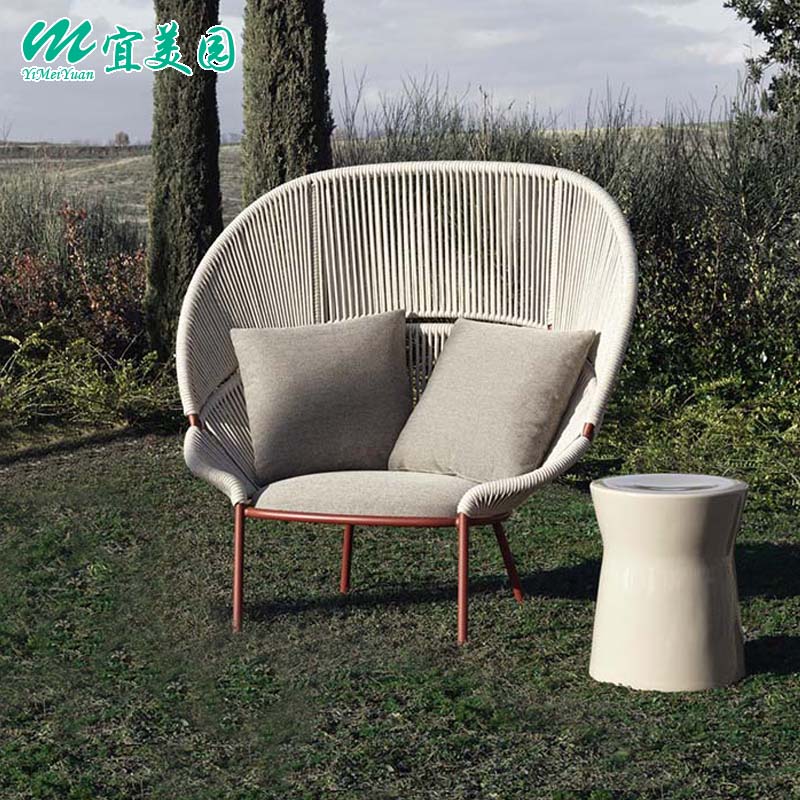 户外绳编沙发防水防晒