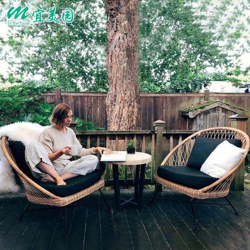 ins民宿客栈单人防水户外家具