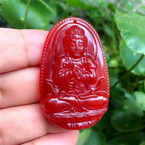 带证书保真红玛瑙生肖吊坠玉项链