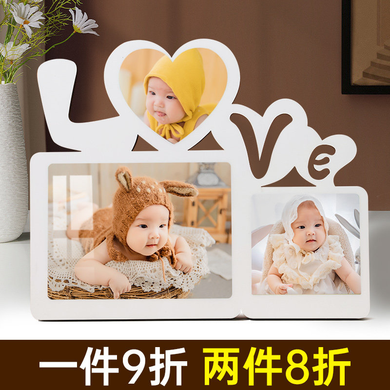 love心形儿童打印摆台相册图片