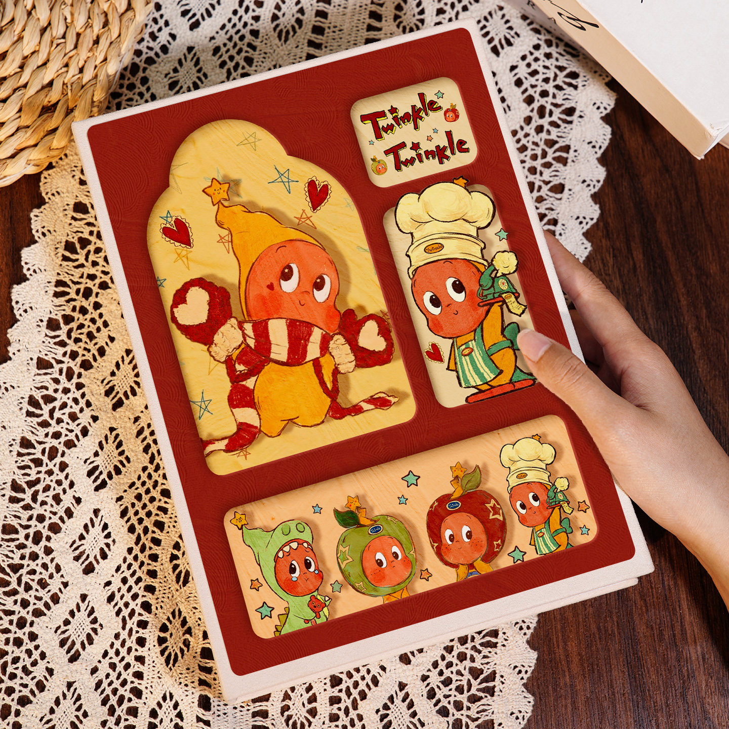 卡通萌趣插页相册大容量拍立得