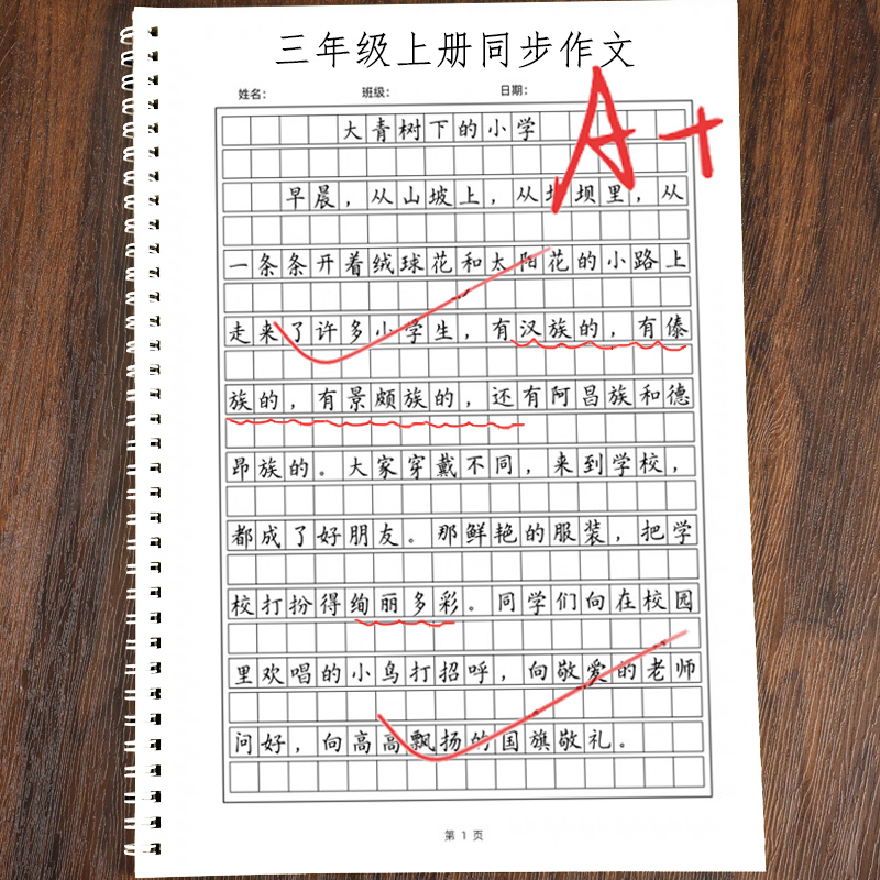 荣恒教育小学生同步作文大全