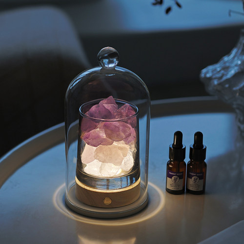 高级感无火香薰石扩香石家用卧室内香氛晶石灯情人节新年淡香礼物