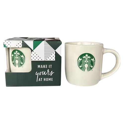 简约时尚通用雀巢陶瓷咖啡茶杯