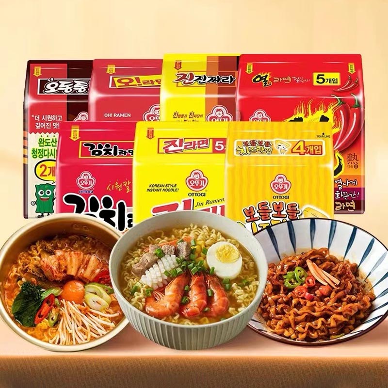 临期韩国进口不倒翁方便面拉面多口味煮面速食泡面新品