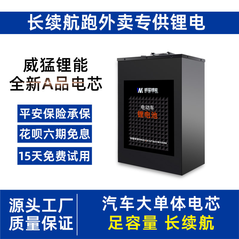 威猛电动车锂电池长续航48/60/72
