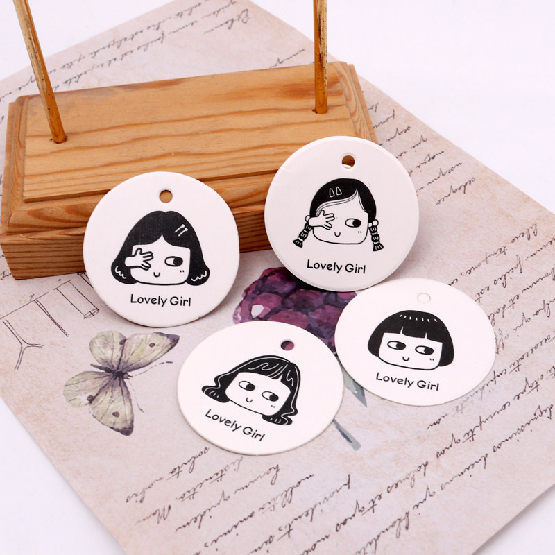 100张可爱女孩玩服饰围巾袜子捏捏乐价签吊牌卡片DIY饰品配件定制,文具电教/文化用品/商务用品,吊牌,淘宝优惠券,粉丝福利购,淘宝优惠卷