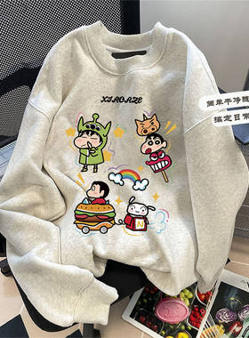 常规宽松纯棉日系显瘦卫衣秋冬季