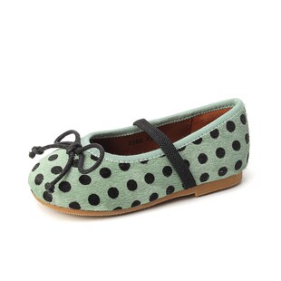 尼米拉儿童公主鞋女童皮鞋软底新款女孩秋鞋波点单鞋学生小皮鞋